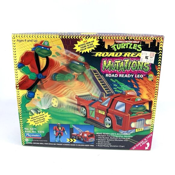 Playmates Toys Other - Road Ready Leo Mutations Teenage Mutant Ninja Turtle TMNT NOS 1993